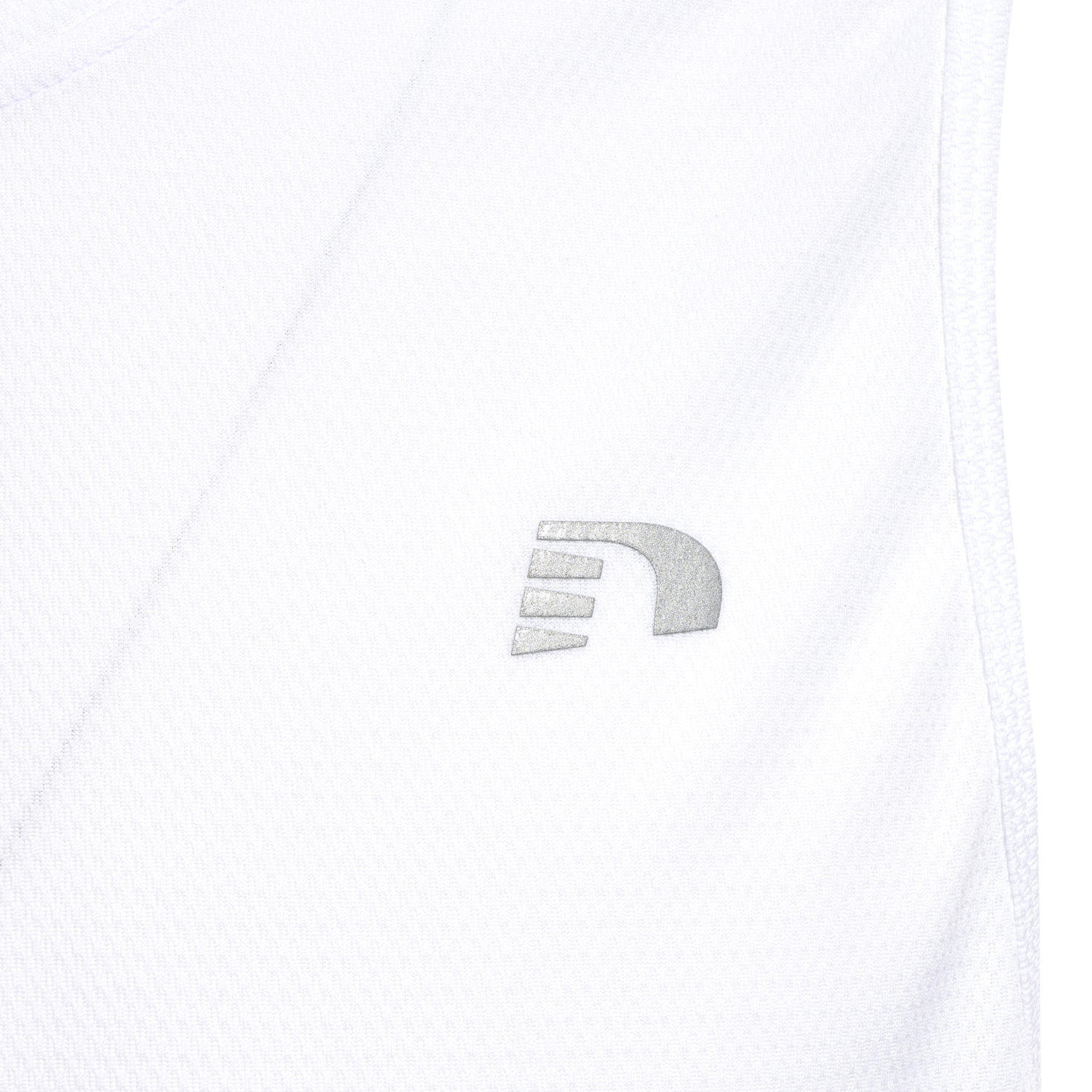 MEN CORE RUNNING SINGLET, WHITE, packshot