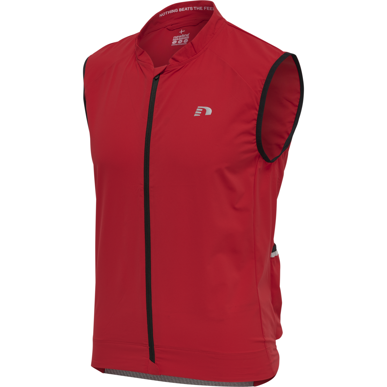 MENS CORE BIKE GILET, TANGO RED, packshot