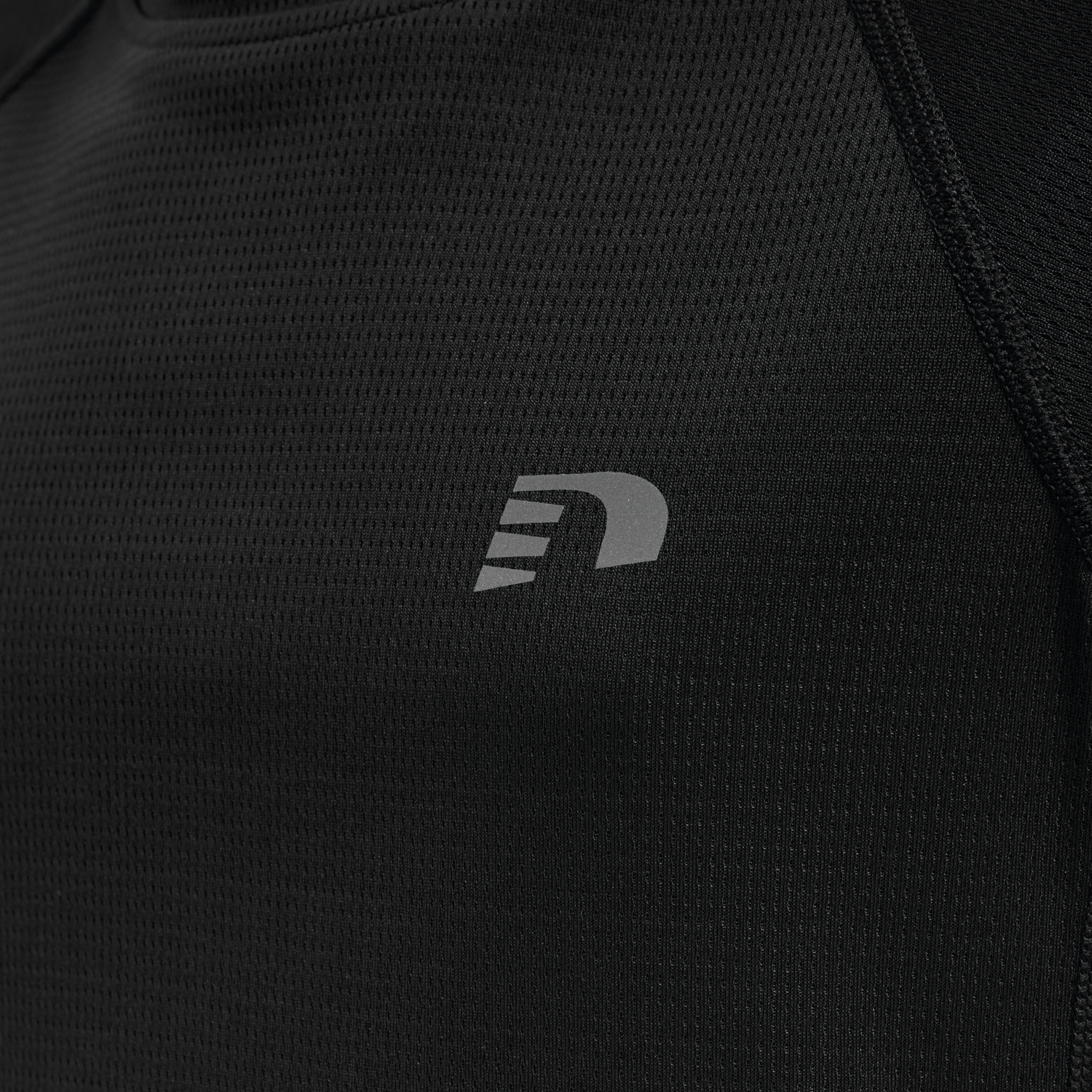 KIDS CORE RUNNING T-SHIRT S/S, BLACK, packshot