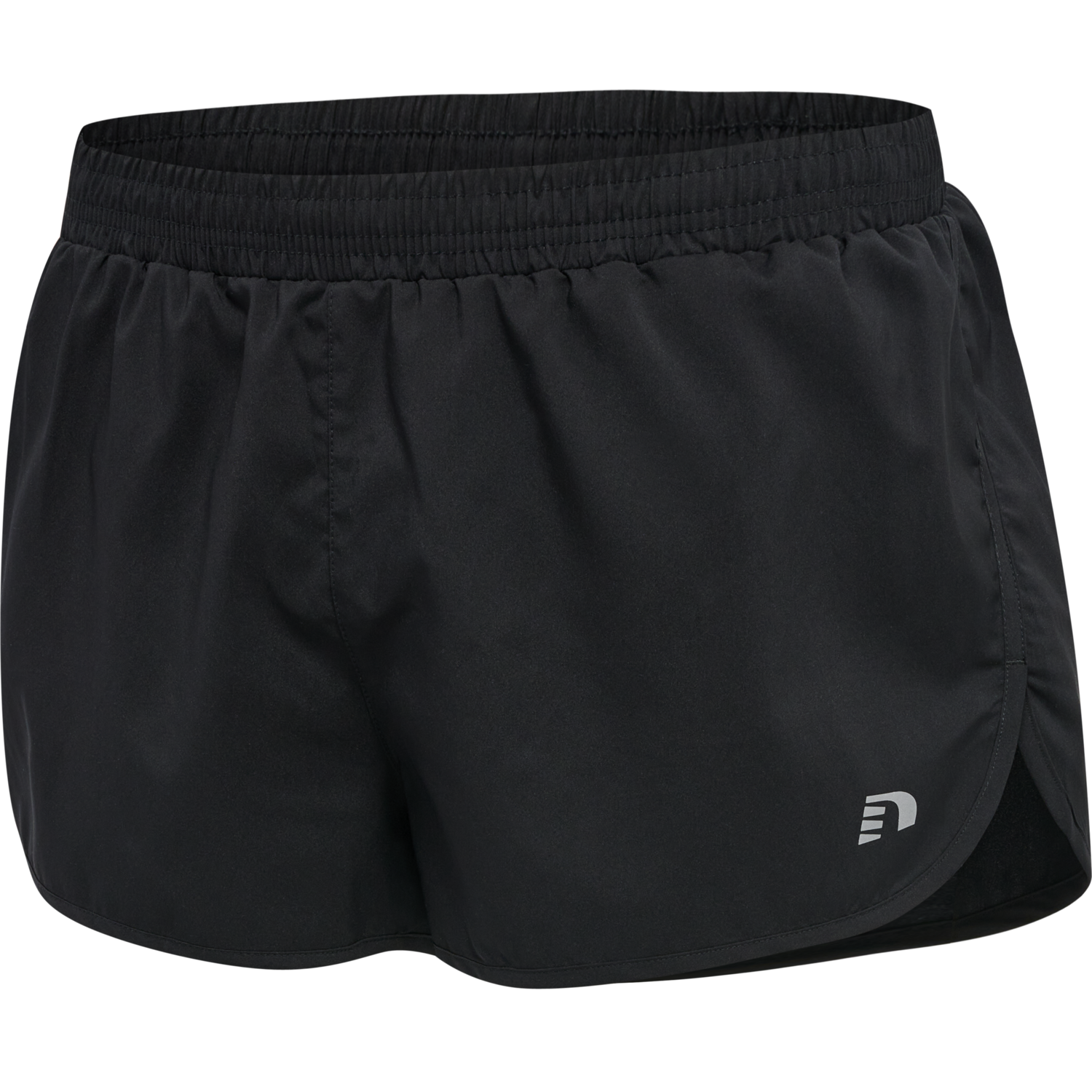 MEN CORE SPLIT SHORTS, BLACK, packshot