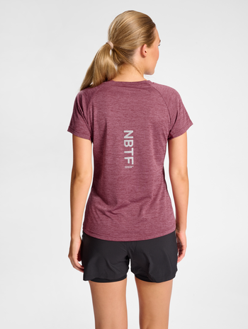 nwlPACE MELANGE TEE WOMAN, 3187, model