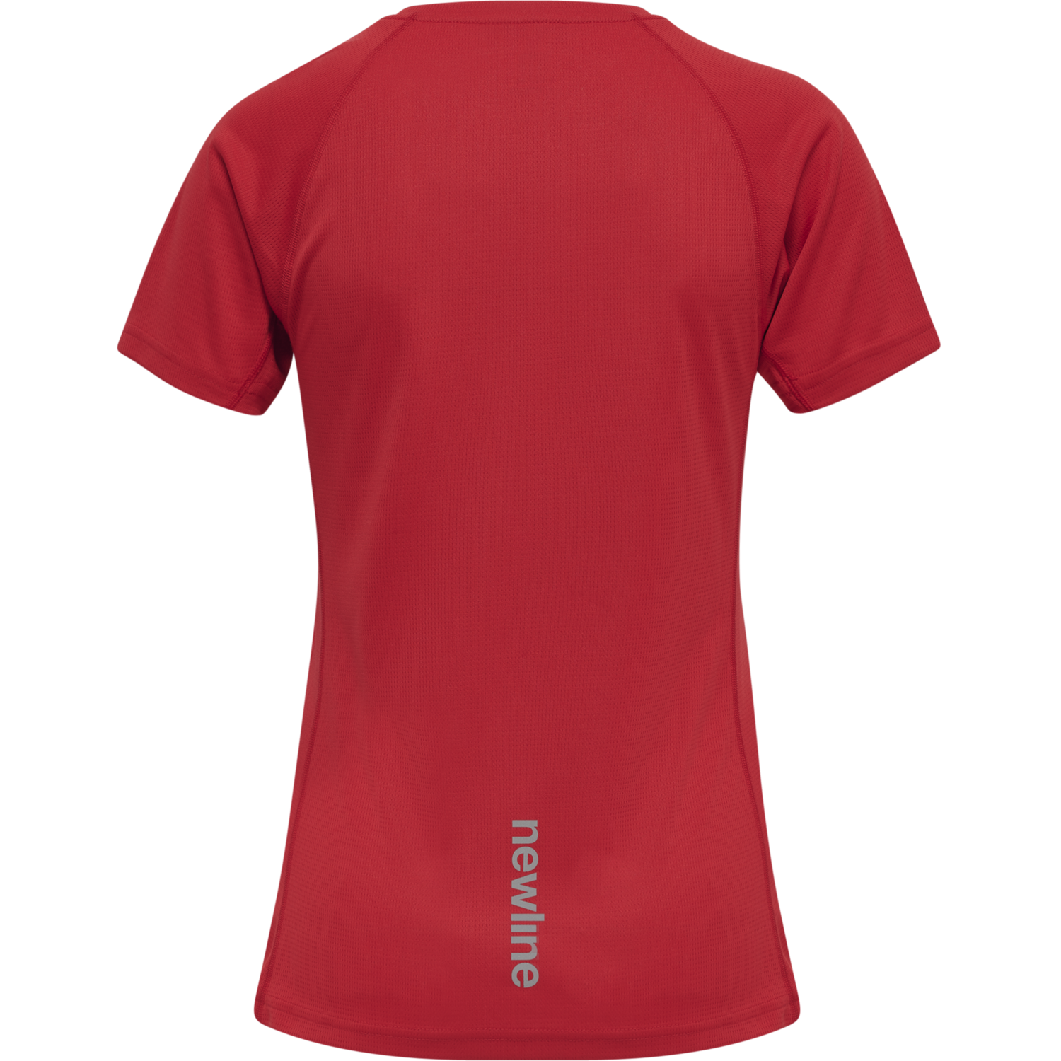 WOMEN CORE RUNNING T-SHIRT S/S, TANGO RED, packshot