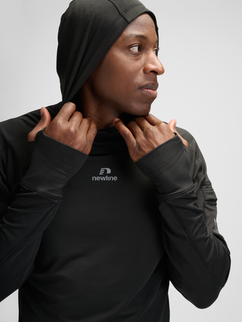 nwlRAPID HOOD MIDLAYER, BLACK, model