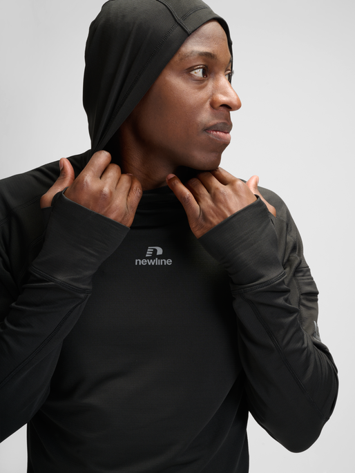 nwlRAPID HOOD MIDLAYER, BLACK, model