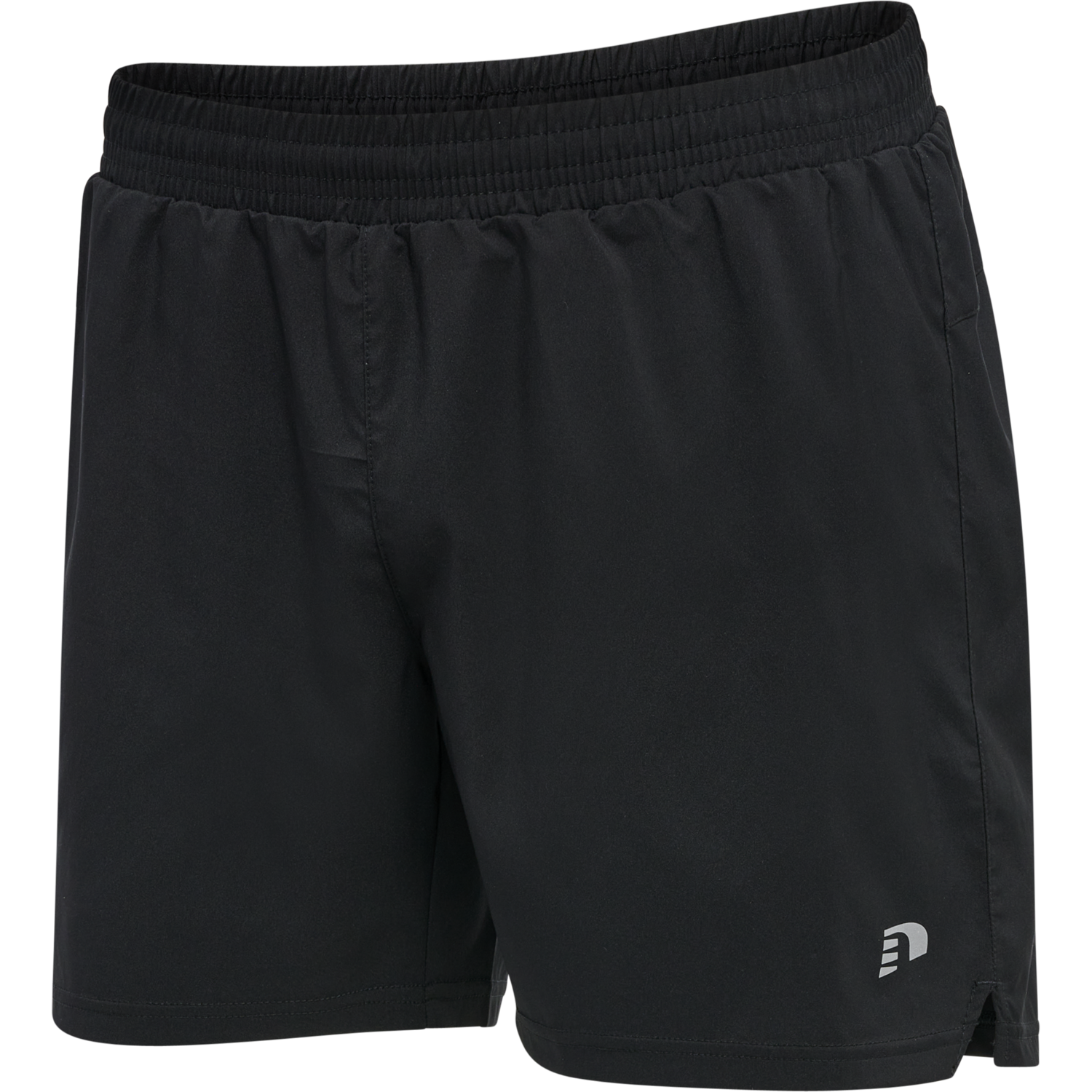 MEN CORE RUNNING SHORTS, BLACK, packshot