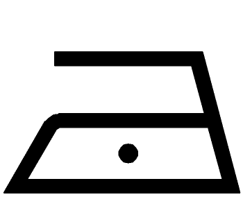 Bei 110⁰ Celsius bügeln